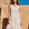 TPS-033 Althea Embroidered Silk Sleeveless Dress