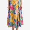 ZF515 Maisie Floral Printed Cotton Wrap Midi Skirt (Pre-order)